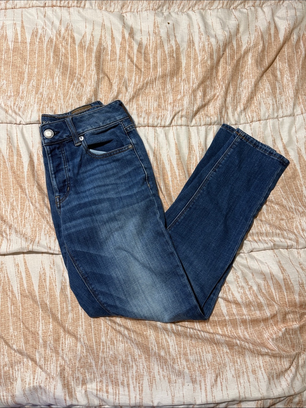 American Eagle Outfitters Dark Blue Skinny Jeans